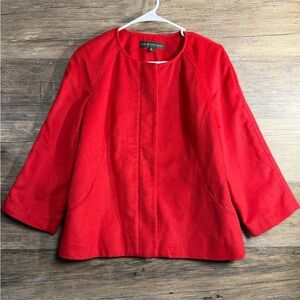 Harve Benard‎ Vibrant Red Suit Jacket Blazer